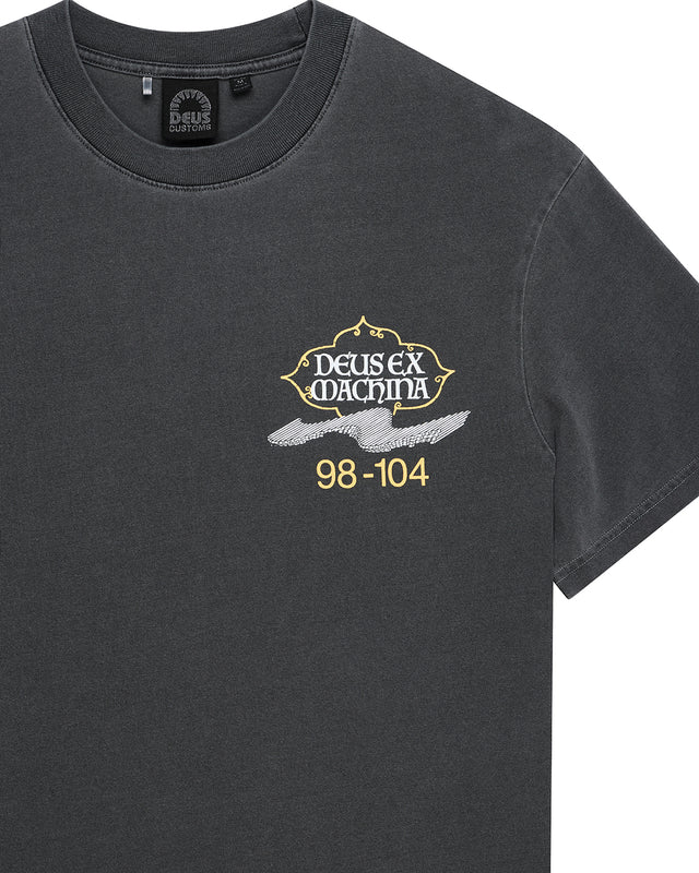 EASY PEACEY TEE - ANTHRACITE