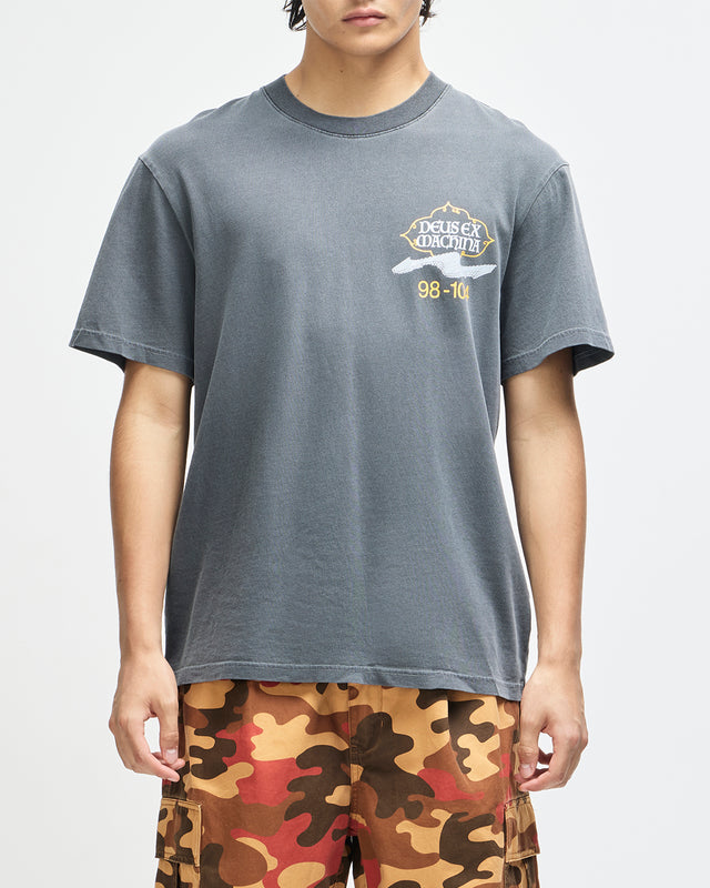EASY PEACEY TEE - ANTHRACITE