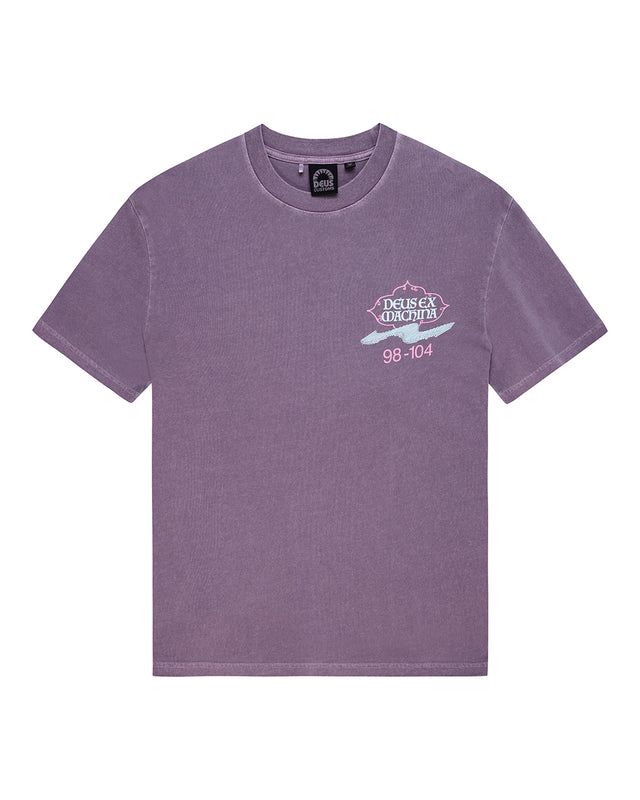 EASY PEACEY TEE - GRAPE PURPLE