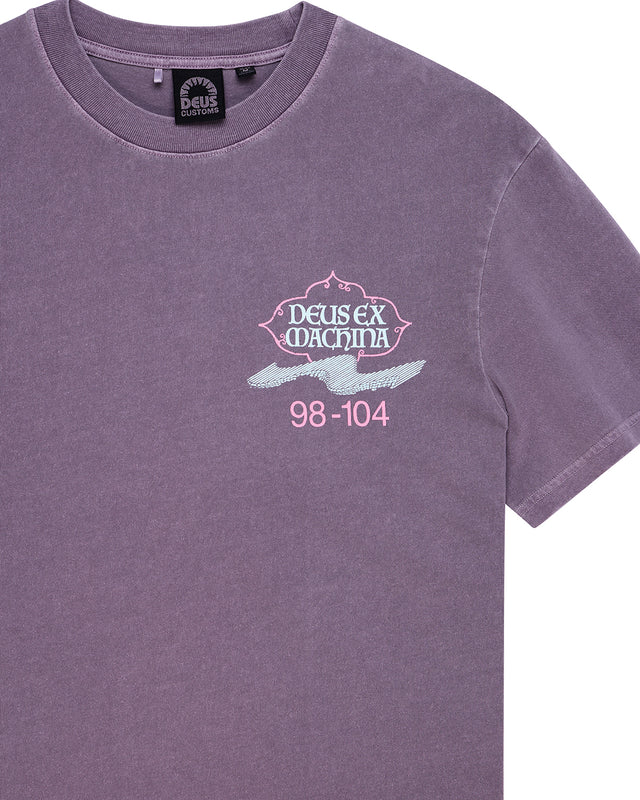 EASY PEACEY TEE - GRAPE PURPLE