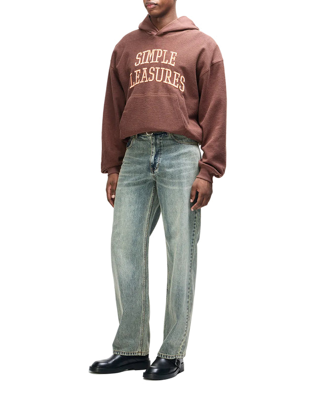 UNFINISHED HOODIE - DOWNTOWN BROWN