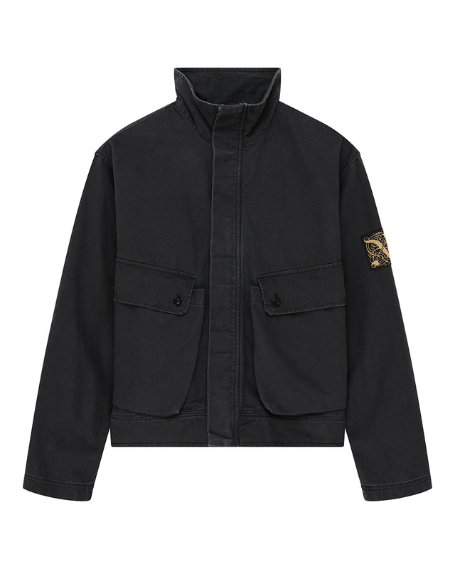COMMON STATE JACKET - OVERDYED ANTHRACITE GREY