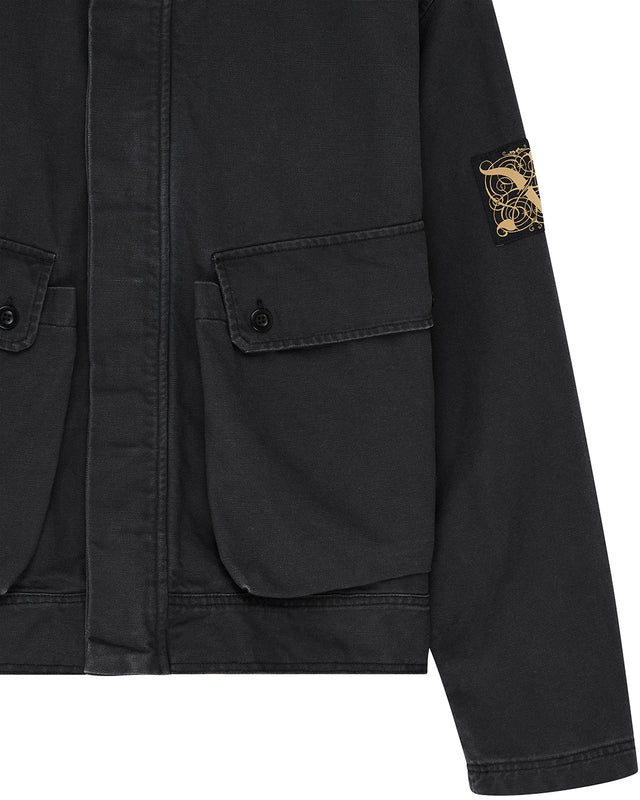 COMMON STATE JACKET - OVERDYED ANTHRACITE GREY