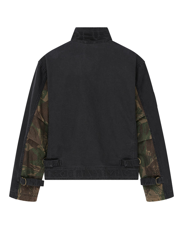COMMON STATE JACKET - OVERDYED ANTHRACITE GREY