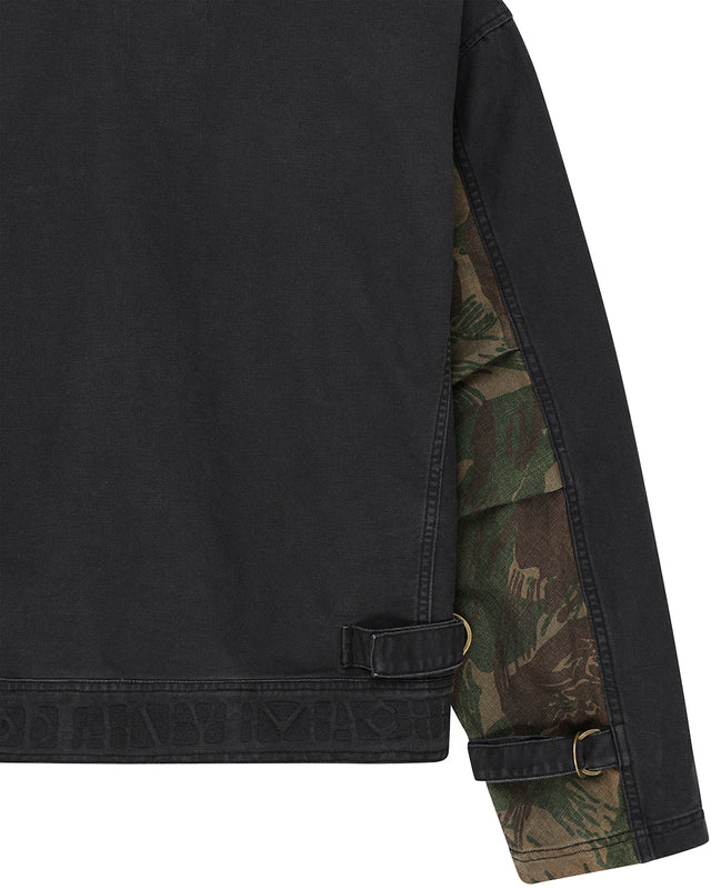 COMMON STATE JACKET - OVERDYED ANTHRACITE GREY