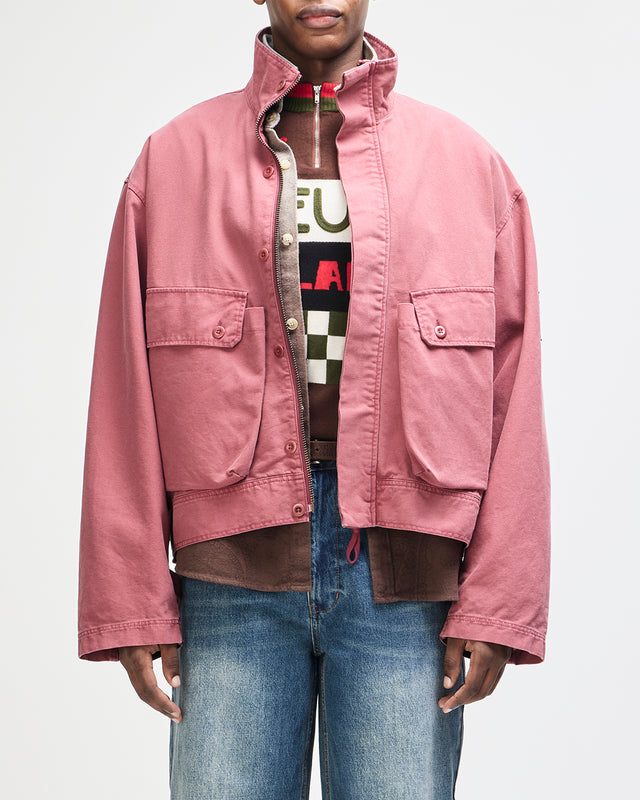 COMMON STATE JACKET - OVERDYED RED