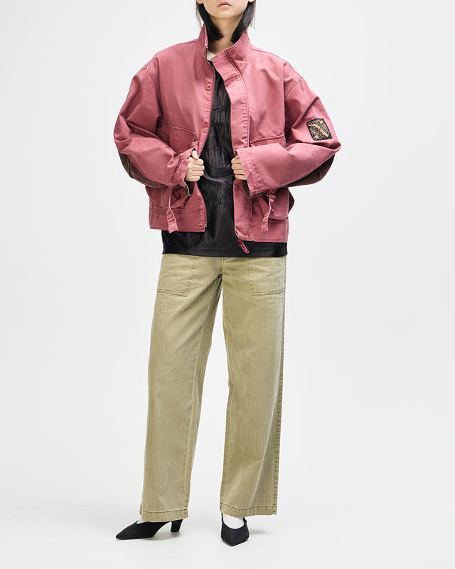 COMMON STATE JACKET - OVERDYED RED