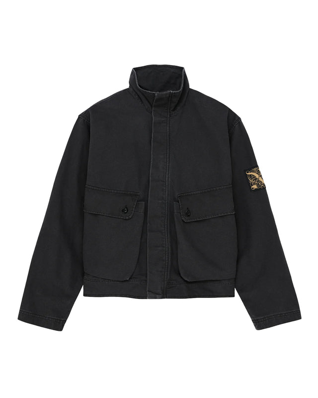 COMMON STATE JACKET - OVERDYED ANTHRACITE GREY