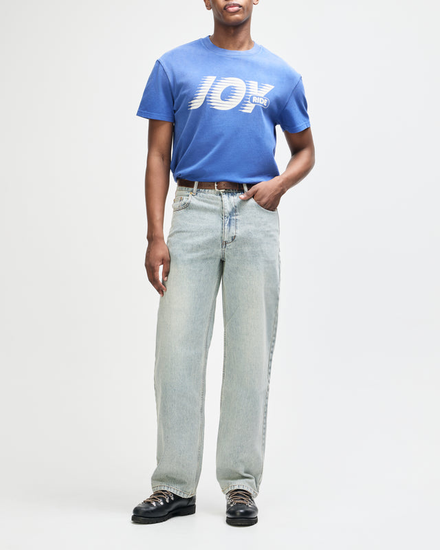 TRUE LINE STRAIGHT JEAN - WASHED INDIGO