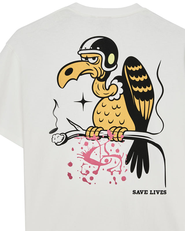 TURPENTINE OS TEE - VINTAGE WHITE