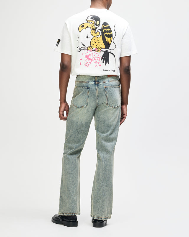 TURPENTINE OS TEE - VINTAGE WHITE