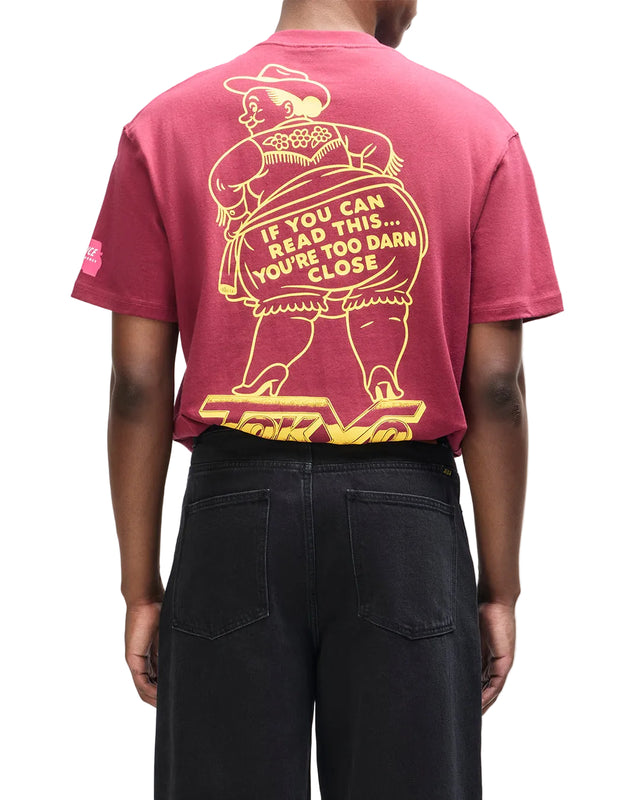 BLOOMERS OS TEE - BIKING RED