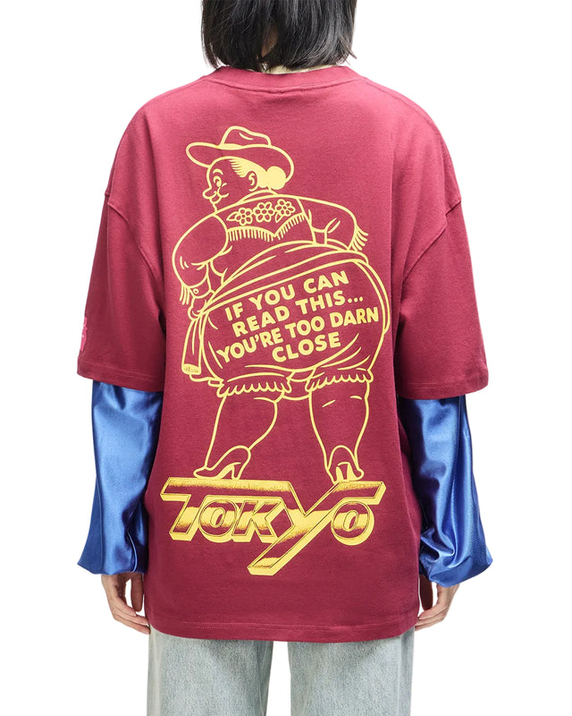 BLOOMERS OS TEE - BIKING RED