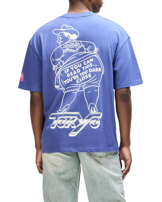 BLOOMERS OS TEE - LIMOGES BLUE