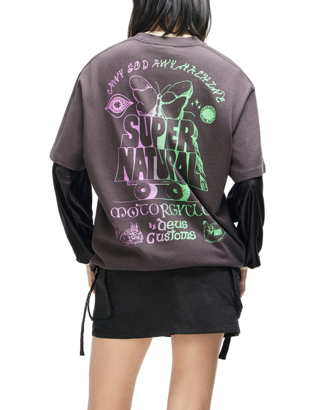 TEMPLE TORQUE OS TEE - ANTHRACITE