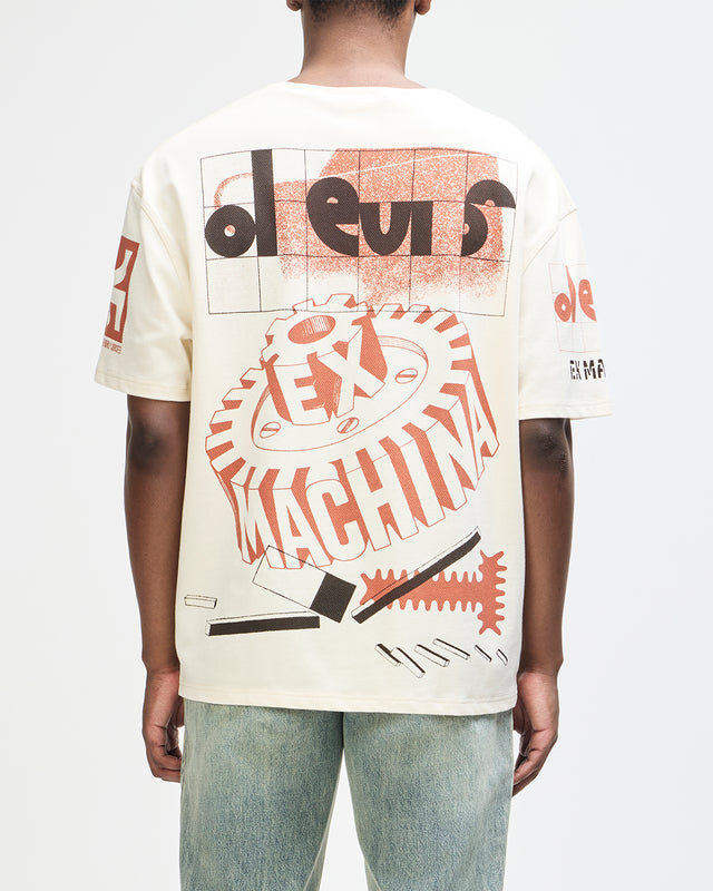 MERZ OVERSIZED TEE - DIRTY WHITE