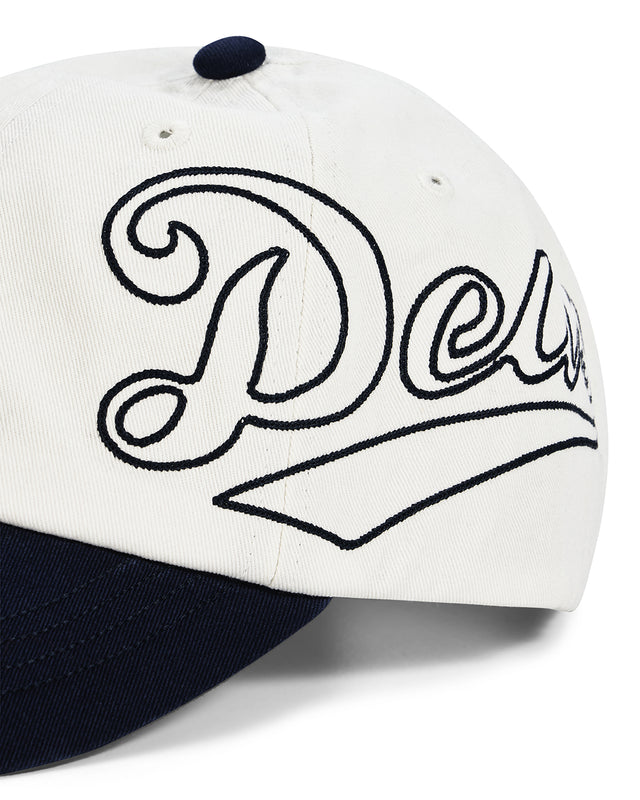 LOUS TWO TONE CAP - WHISPER WHITE/BLUE