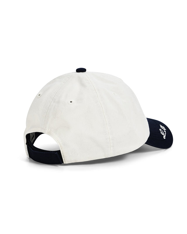 LOUS TWO TONE CAP - WHISPER WHITE/BLUE