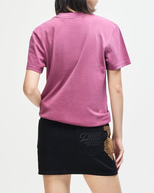 DAPHNE TEE - BURGUNDY