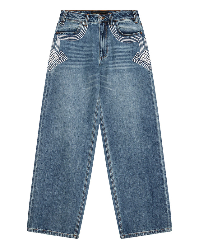 BONHAM EMBRO JEAN - INDIGO