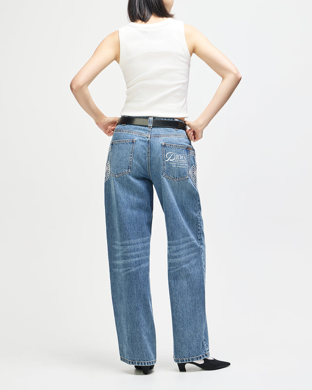 BONHAM EMBRO JEAN - INDIGO