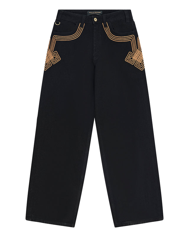 BONHAM EMBRO JEAN - PHANTOM BLACK