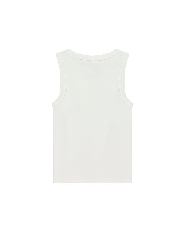 4X4 SHIELD TANK - VINTAGE WHITE