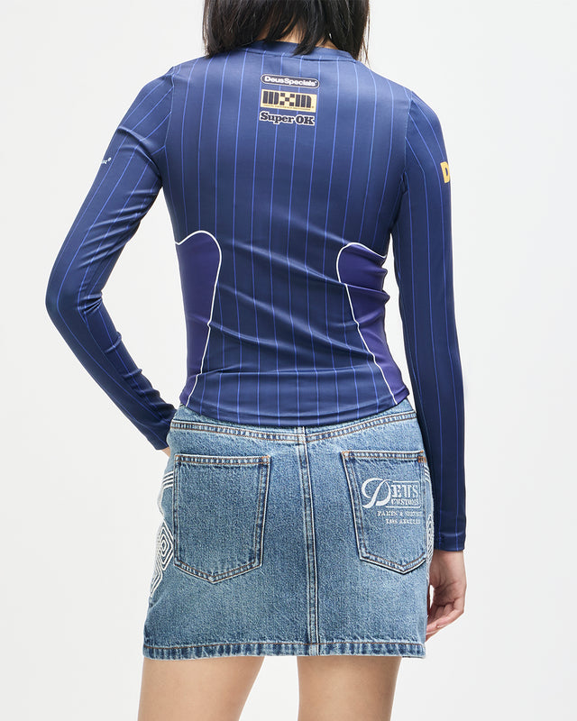ROLL BAR MOTO TOP - PAGEANT BLUE