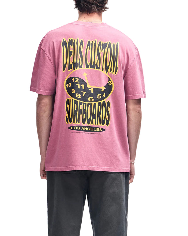 TIME CONSTRAINT TEE - DRY ROSE