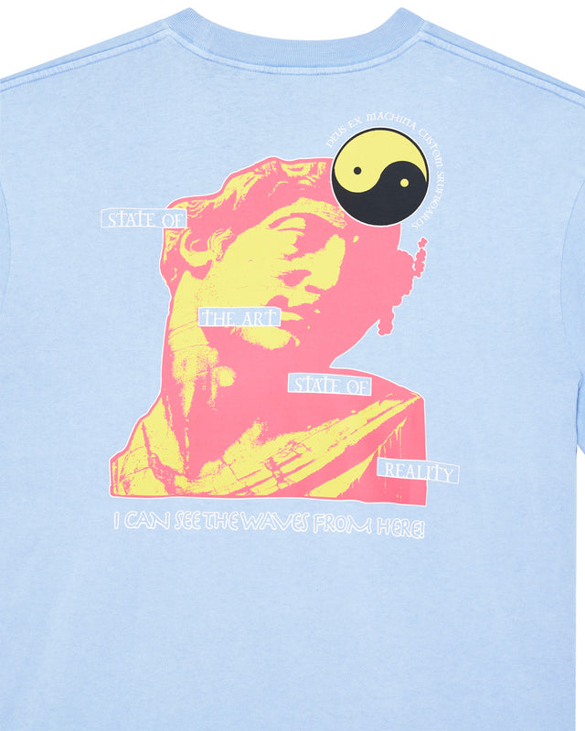 STATE OF REALITY TEE - POWDER BLUE