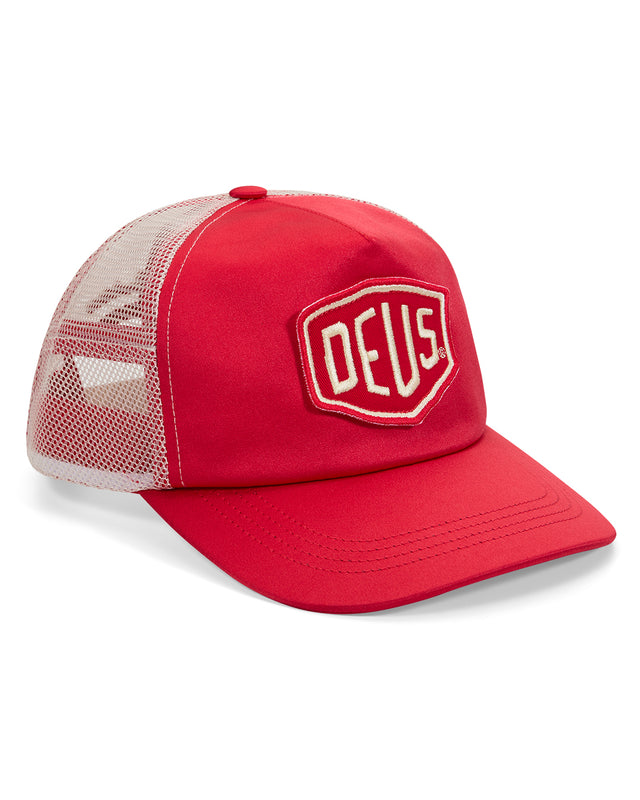 PARIS SHIELD CAP - POINSETTIA RED