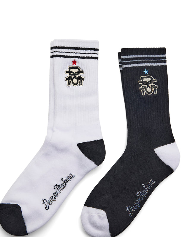 CLUBHOUSE SOCKS MONO 2 PACK - MULTI