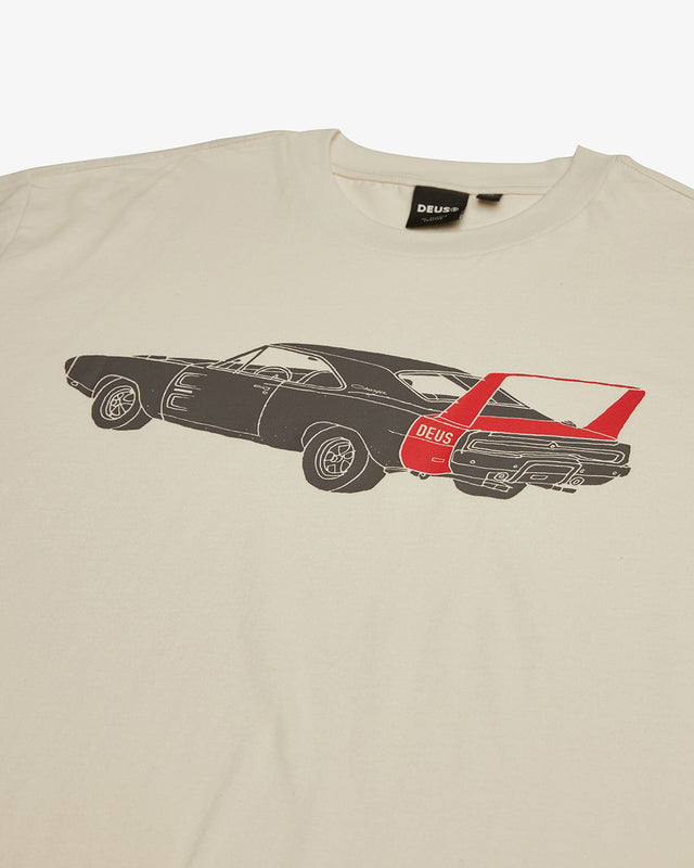 CHARGER TEE - VINTAGE WHITE