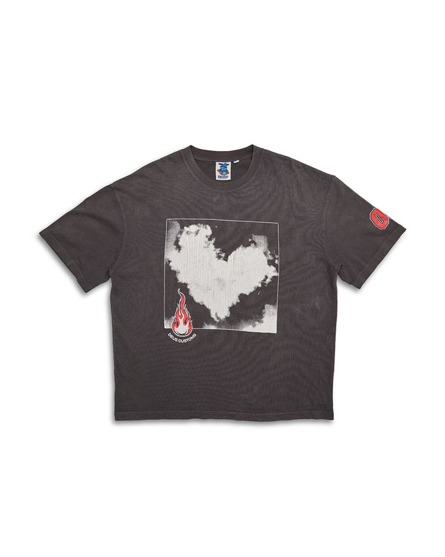 PUFFY LOVE TEE - ANTHRACITE