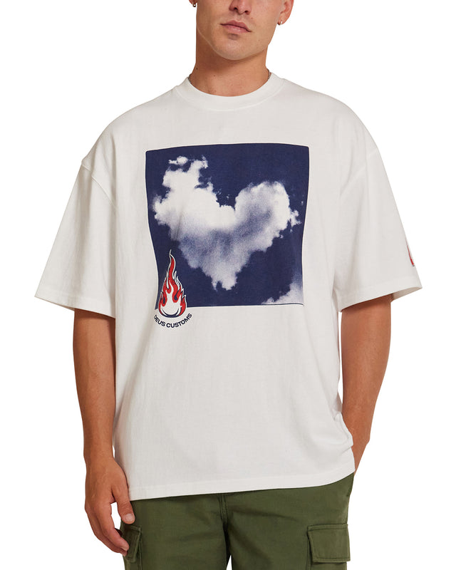 PUFFY LOVE TEE - VINTAGE WHITE