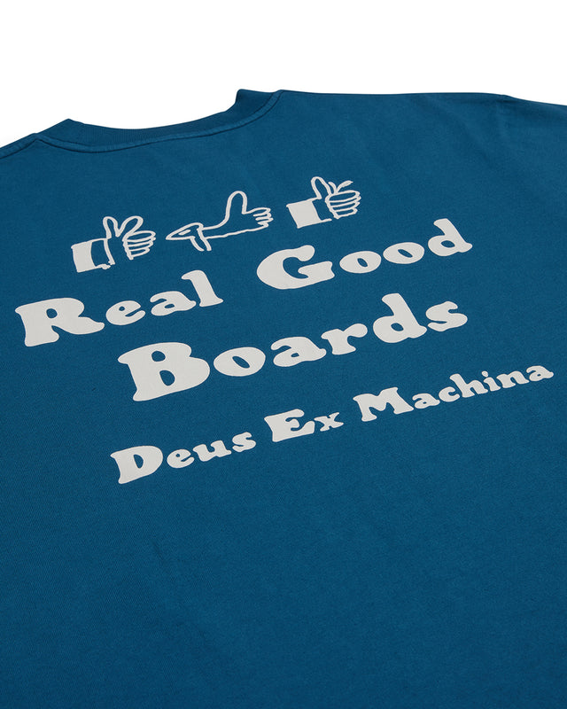 REAL GOOD TEE 2 - MOROCCAN BLUE