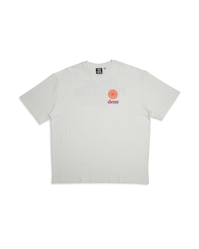 STRATA TEE  - VINTAGE WHITE