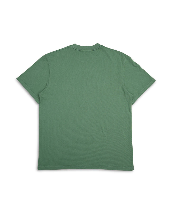 SINGLE FIN TEE  - HILLSIDE GREEN