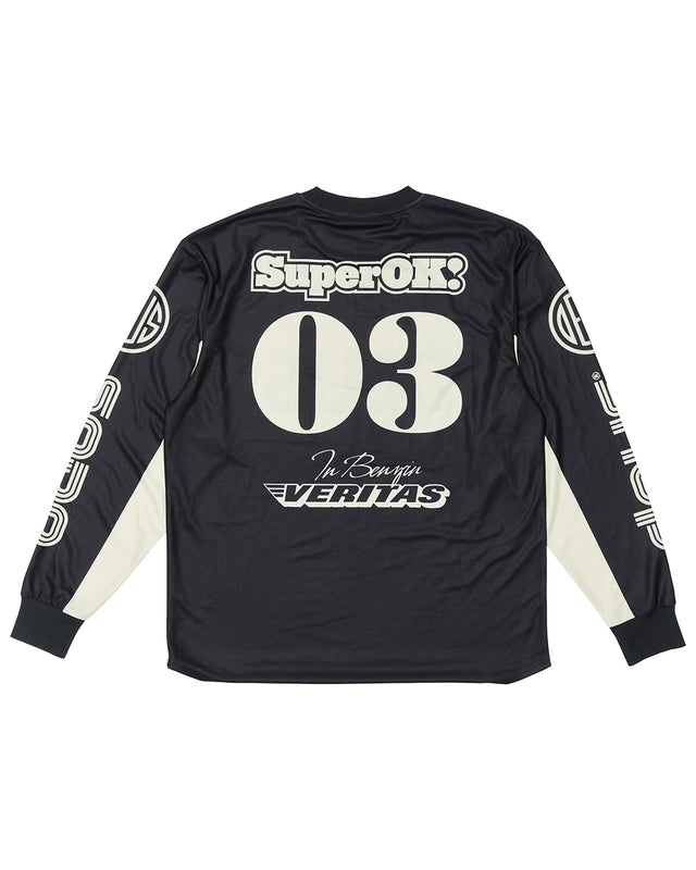 OFF ROAD MX MOTO JERSEY - BLACK