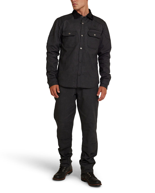 CANTER OVERSHIRT - BLACK