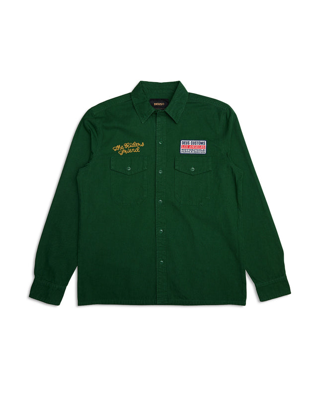 BUCKLE UP SHIRT - HILLSIDE GREEN