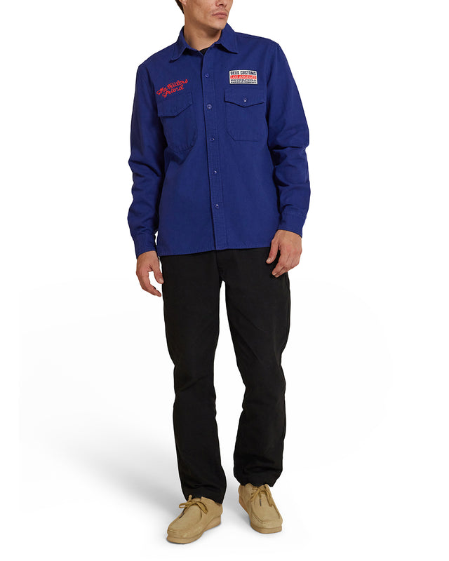 BUCKLE UP SHIRT - MECHANIC BLUE