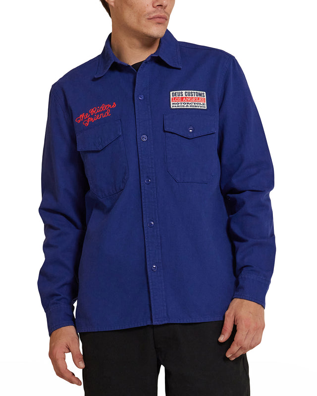 BUCKLE UP SHIRT - MECHANIC BLUE