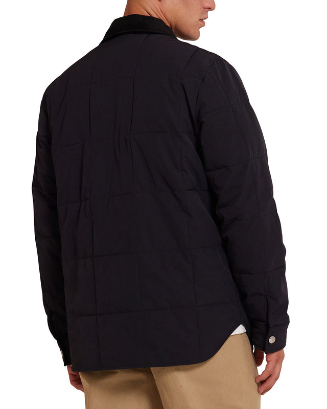 MAXWELL PADDED OVERSHIRT 3 - BLACK