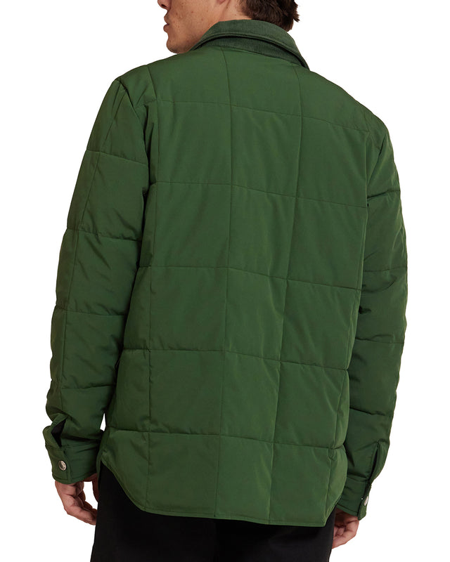 MAXWELL PADDED OVERSHIRT 3 - HILLSIDE GREEN