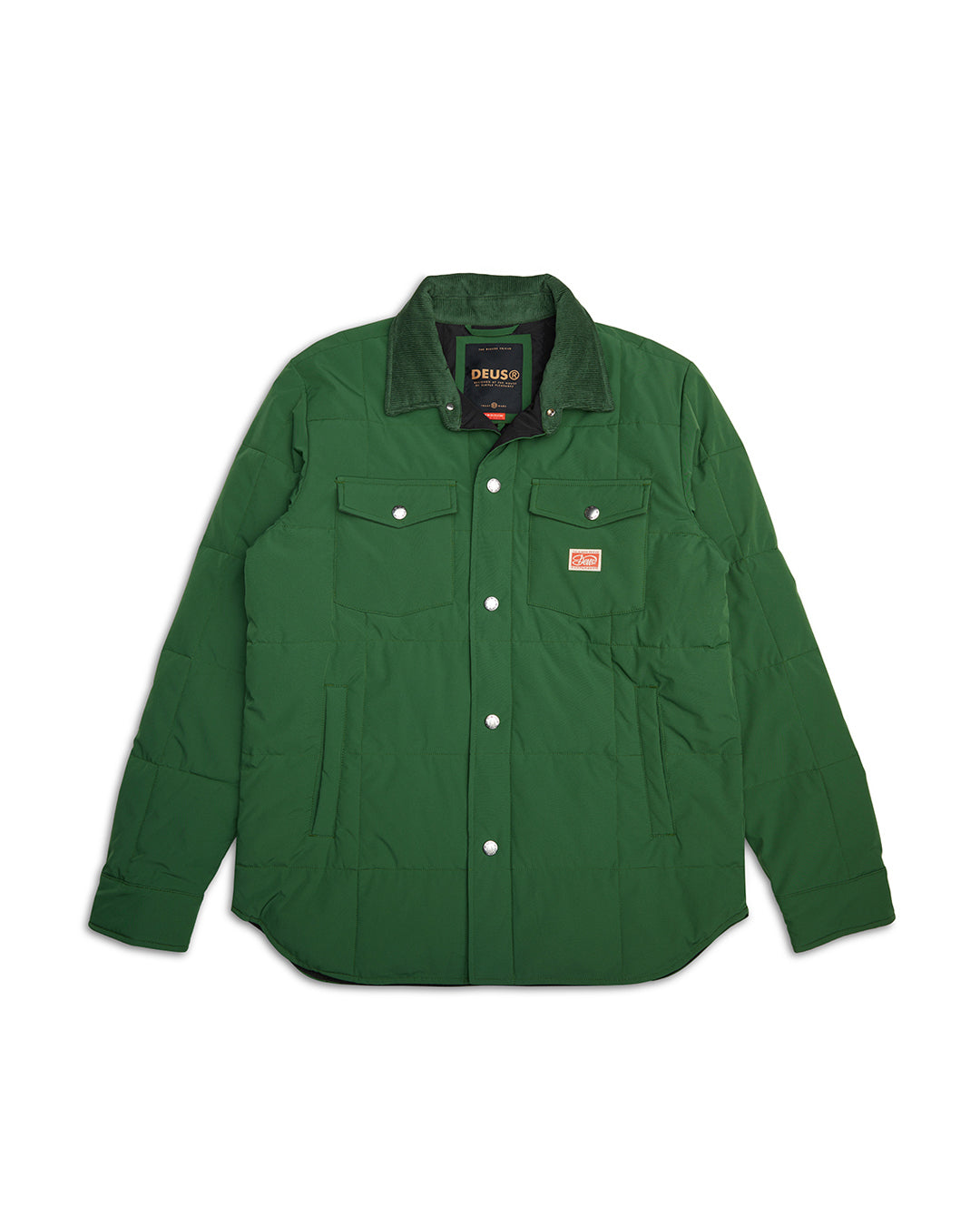 MAXWELL PADDED OVERSHIRT 3 - HILLSIDE GREEN – (ID) Deus Ex Machina