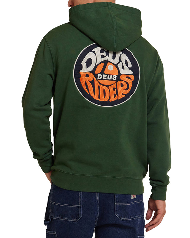 RIDERS FRIEND HOODIE - HILLSIDE GREEN