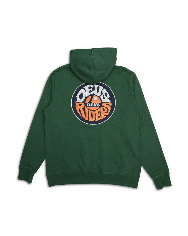 RIDERS FRIEND HOODIE - HILLSIDE GREEN