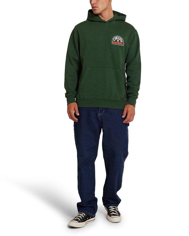 RIDERS FRIEND HOODIE - HILLSIDE GREEN