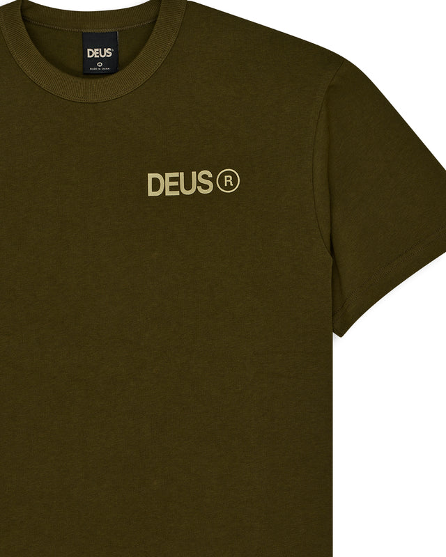 BEAMS TEE - DARK OLIVE